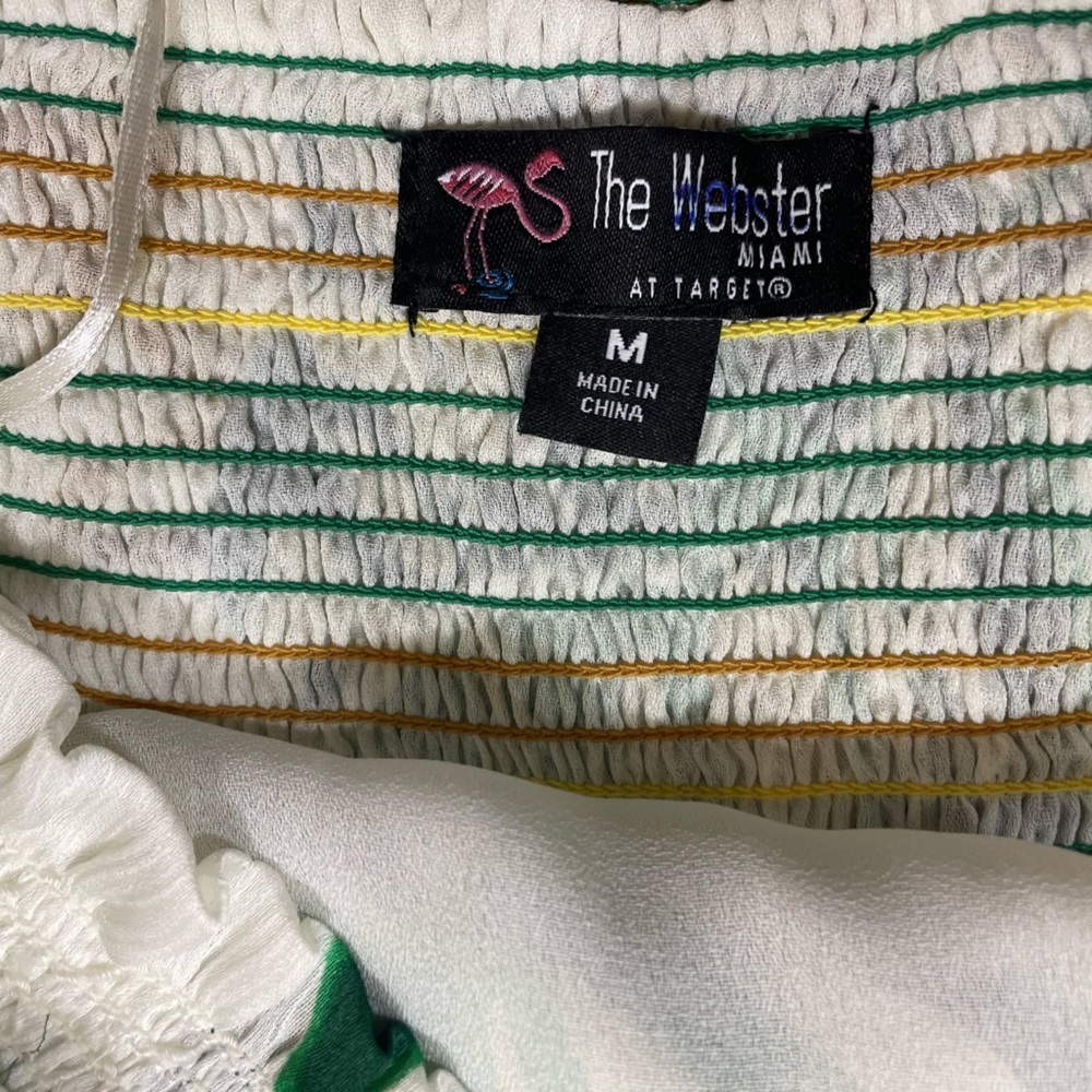 The Webster at Target Green and White Palm Print Maxi Dress - Picture 8 of 10